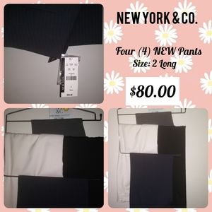 New York & Co. Pants (4 Pairs) - New w/ Tags